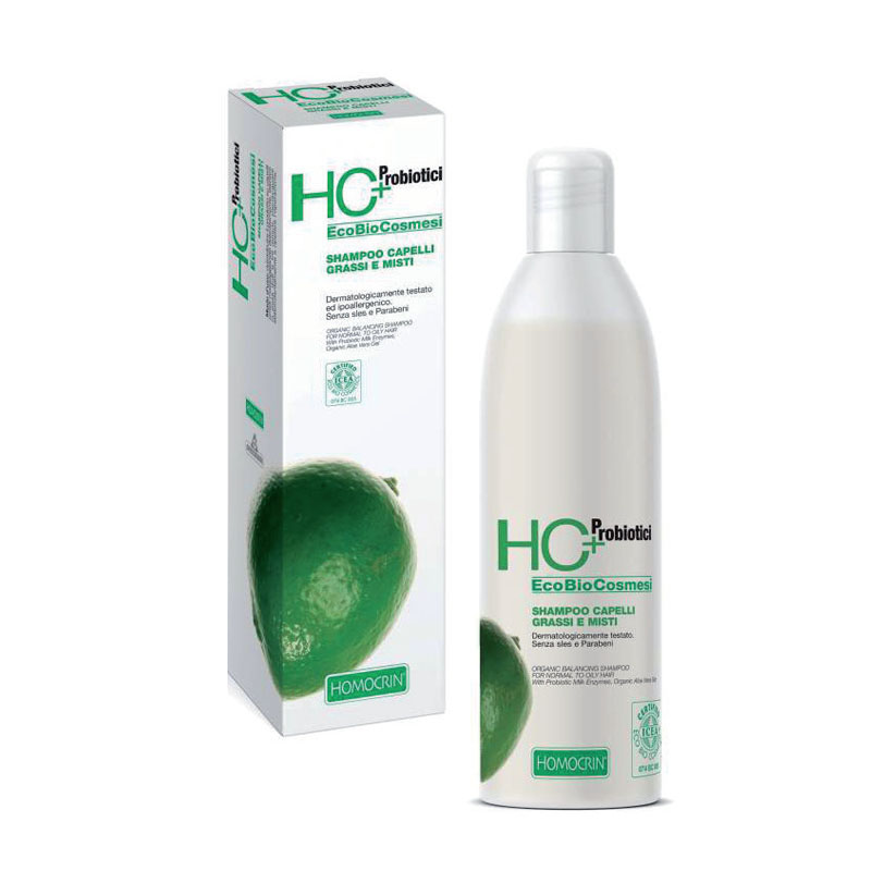 Натуральный шампунь для жирных и смешанных типов волос HC+ PROBIOTICS
