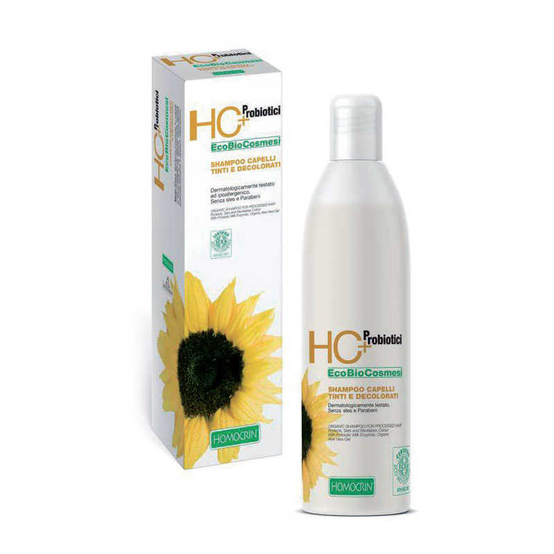 Натуральный шампунь для окрашенных и обесцвеченных волос HC+ PROBIOTICS